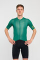 HOLOKOLO Cycling short sleeve jersey and shorts - VICTORIOUS GOLD - green/black