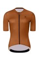 HOLOKOLO Cycling short sleeve jersey - VICTORIOUS LADY - brown