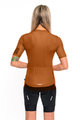 HOLOKOLO Cycling short sleeve jersey - VICTORIOUS LADY - brown