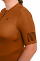 HOLOKOLO Cycling short sleeve jersey - VICTORIOUS LADY - brown