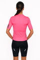 HOLOKOLO Cycling short sleeve jersey and shorts - VICTORIOUS LADY - black/pink