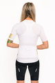 HOLOKOLO Cycling short sleeve jersey - VICTORIOUS GOLD LADY - white