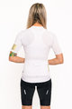 HOLOKOLO Cycling short sleeve jersey and shorts - VICTORIOUS GOLD LADY - black/white