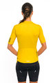 HOLOKOLO Cycling short sleeve jersey - VICTORIOUS LADY - yellow