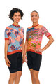 HOLOKOLO Cycling short sleeve jersey - BLOOM ELITE LADY - brown/multicolour