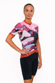 HOLOKOLO Cycling short sleeve jersey - SUNSET ELITE LADY - multicolour/pink