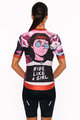 HOLOKOLO Cycling short sleeve jersey - SUNSET ELITE LADY - multicolour/pink