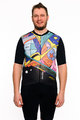 HOLOKOLO Cycling short sleeve jersey and shorts - FANTASY ELITE - black/multicolour