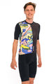 HOLOKOLO Cycling short sleeve jersey - ESCAPE ELITE - multicolour/black