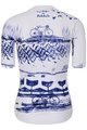 HOLOKOLO Cycling short sleeve jersey - EXPLORE ELITE LADY - blue/white