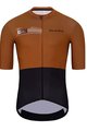 HOLOKOLO Cycling short sleeve jersey - VIBES - brown/black