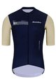 HOLOKOLO Cycling short sleeve jersey - VIBES - blue/ivory