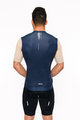 HOLOKOLO Cycling short sleeve jersey and shorts - VIBES - black/ivory/blue