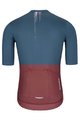 HOLOKOLO Cycling short sleeve jersey - VIBES - grey/red