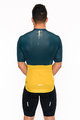 HOLOKOLO Cycling short sleeve jersey and shorts - VIBES - green/black/yellow