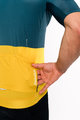 HOLOKOLO Cycling short sleeve jersey - VIBES - green/yellow