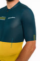 HOLOKOLO Cycling short sleeve jersey - VIBES - green/yellow