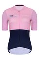 HOLOKOLO Cycling short sleeve jersey and shorts - VIBES LADY - pink/blue/black