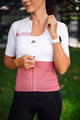 HOLOKOLO Cycling short sleeve jersey - VIBES LADY - red/white