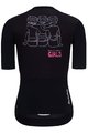 HOLOKOLO Cycling short sleeve jersey and shorts - SUPPORT ELITE LADY - black