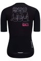 HOLOKOLO Cycling short sleeve jersey - SUPPORT ELITE LADY - pink/white/black