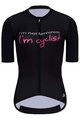 HOLOKOLO Cycling short sleeve jersey - CYCLIST ELITE LADY - pink/black/white
