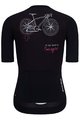 HOLOKOLO Cycling short sleeve jersey - CYCLIST ELITE LADY - pink/black/white