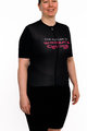 HOLOKOLO Cycling short sleeve jersey - FUTURE ELITE LADY - white/black/pink