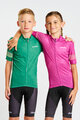 HOLOKOLO Cycling short sleeve jersey - FLOW JUNIOR - green/multicolour