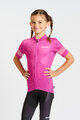 HOLOKOLO Cycling short sleeve jersey - FLOW JUNIOR - pink/multicolour