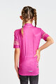 HOLOKOLO Cycling short sleeve jersey - FLOW JUNIOR - pink/multicolour