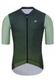 HOLOKOLO Cycling short sleeve jersey and shorts - INFINITY - green/black