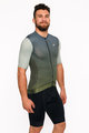 HOLOKOLO Cycling short sleeve jersey and shorts - INFINITY - green/black