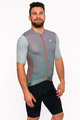 HOLOKOLO Cycling short sleeve jersey and shorts - INFINITY - black/grey