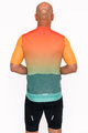HOLOKOLO Cycling short sleeve jersey and shorts - INFINITY - orange/red/green/black