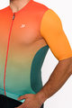 HOLOKOLO Cycling short sleeve jersey - INFINITY - green/red/orange