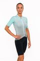 HOLOKOLO Cycling short sleeve jersey - INFINITY LADY - light blue