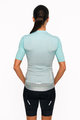 HOLOKOLO Cycling short sleeve jersey and shorts - INFINITY LADY - black/light blue
