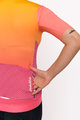 HOLOKOLO Cycling short sleeve jersey - INFINITY LADY - pink/orange