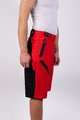 HOLOKOLO Cycling shorts without bib - TRAILBLAZE - red