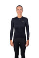 HOLOKOLO Cycling summer long sleeve jersey - VICTORIOUS GOLD ELITE LADY - black