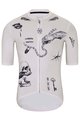 HOLOKOLO Cycling short sleeve jersey - TATTOO ELITE - black/ivory