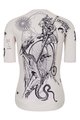 HOLOKOLO Cycling short sleeve jersey - TATTOO ELITE LADY - ivory/black