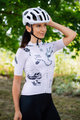 HOLOKOLO Cycling short sleeve jersey - TATTOO ELITE LADY - ivory/black