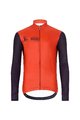 HOLOKOLO Cycling long sleeve jersey and bibtights - VIBES WINTER - black/red