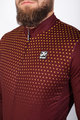 HOLOKOLO Cycling winter long sleeve jersey - STARLIGHT WINTER - bordeaux