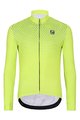 HOLOKOLO Cycling long sleeve jersey and bibtights - STARLIGHT WINTER - black/yellow