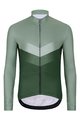 HOLOKOLO Cycling long sleeve jersey and bibtights - ARROW WINTER - black/green
