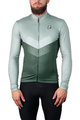 HOLOKOLO Cycling winter long sleeve jersey - ARROW WINTER - green