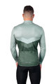 HOLOKOLO Cycling winter long sleeve jersey - ARROW WINTER - green